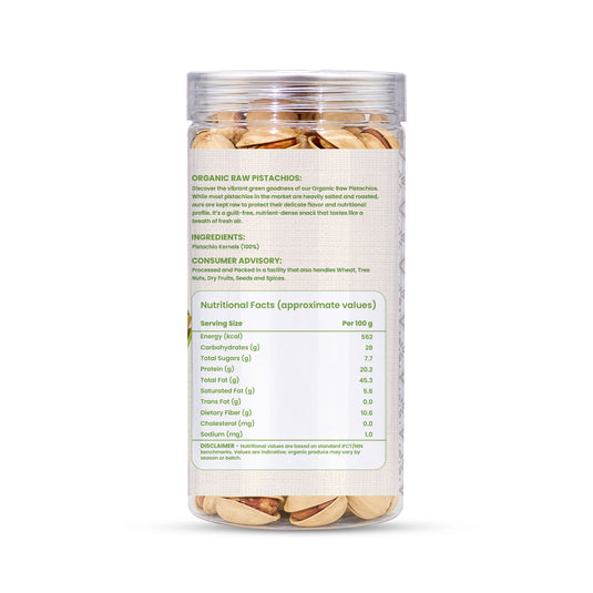 Organic Raw Pistachios (पिस्ता)
