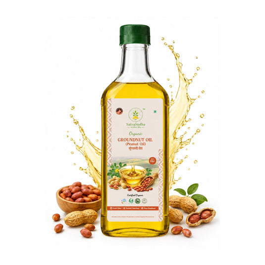 Cold-Pressed Organic Groundnut Oil