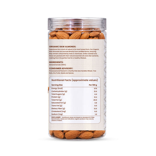 Organic Raw Almonds (बादाम)