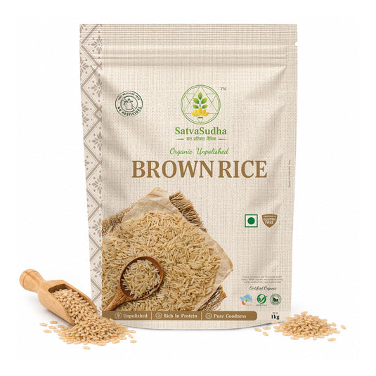 Organic Unpolished Brown Rice